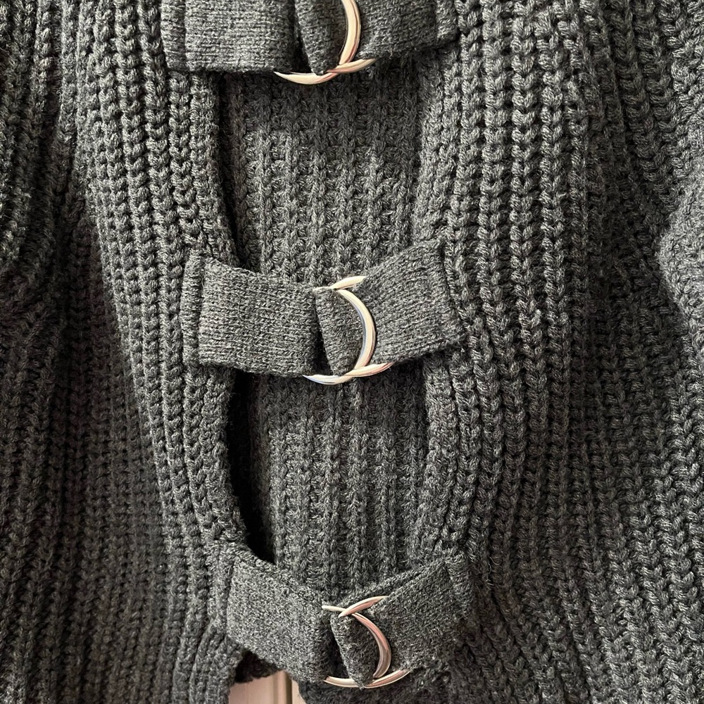 Wow Couture Sweater with open buckled back - Picture 2 of 5